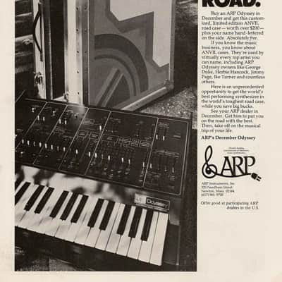 ARP Odyssey 2810 MKII 1975 w/ rare original Moog filter + new faders + Anvil case image 15