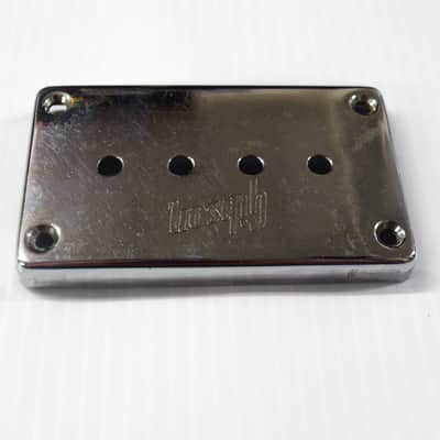 Gibson Bass Pickup Cover Embossed Logo EB 1972 - 1975 - Chrome image 3