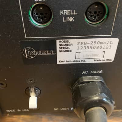 Krell Mono Blocks FPB250mc (Mint) image 13