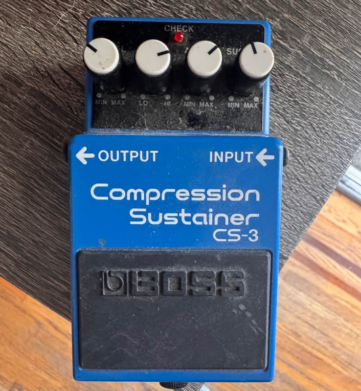Boss CS-3 Compression Sustainer (Silver Label) 1997 - Present - Blue image 1