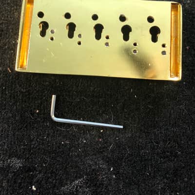 Unknown 5 String Bass Bridge 2010-2021 - Gold image 2