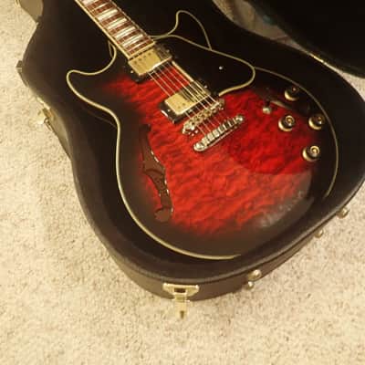 Ibanez AM93-TRS-12-01 2010s - Transparent Red image 6