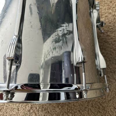 Ludwig Marching snare drum 1970's - Chrome image 7