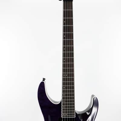 ESP LTD Andy LaRocque ALR-II Signature Guitar w/ Seymour Duncan Pickups & Hardshell Case - See-Thru Purple image 10