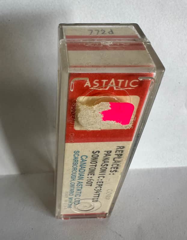Astatic Original  772d Cartridge for Panasonic : EPC34TTCD OR SONOTONE: 60T image 1
