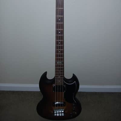 Gibson SG Bass - red/brown sunburst - w/case image 7