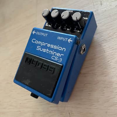 Boss CS-3 Compression Sustainer (Silver Label) 1997 - Present - Blue image 1