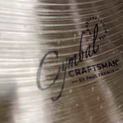 DEMO OF EXACT - 21”  Cymbal Craftsman Dark Vintage Crash Ride - 2282g image 4