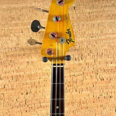 Fender Jazz Bass 1966 - Olympic White with Matching Headstock image 14