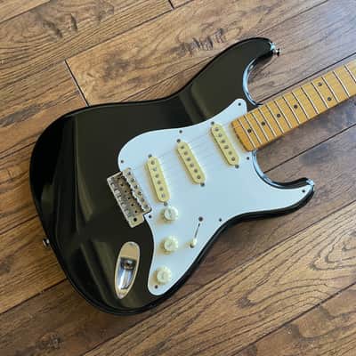 Vintage 1984 Fender ST-57 Black Stratocaster 1957 Reissue E Serial