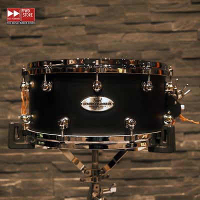Pearl DC1465S/C Dennis Chambers 14x6.5" Signature Snare Drum - Matte Black with Chrome Hardware image 1