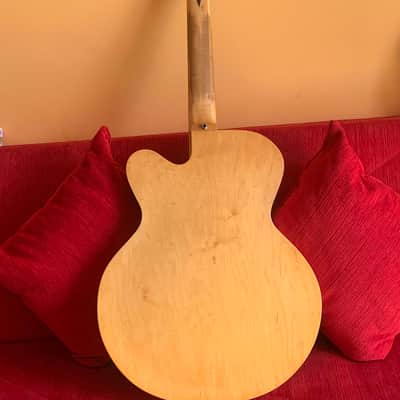 Dale Unger's American Archtop VINTAGE, OVAL, 7 STRING, American Dream 1996 - Natural Bird's Eye Maple image 5