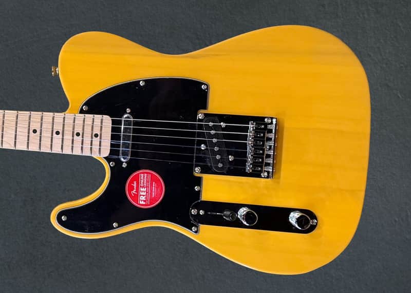 Squier Affinity Series Telecaster Left Hand - Butterscotch Blonde w/Maple image 1
