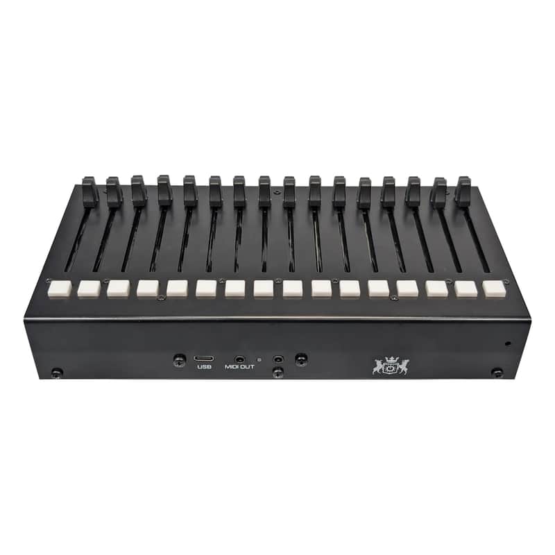 Michigan Synth Works XVI-M Desktop MIDI Fader Controller (Black