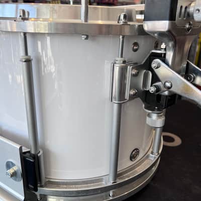 Pearl 11x13 Marching Snare Maple High Tension 90's - 2000's - White image 12
