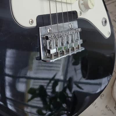 Mini Harmony electric travel guitar short scale image 9