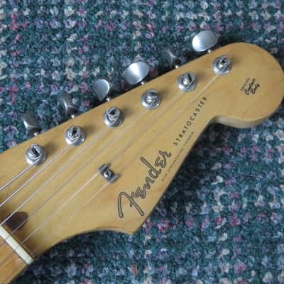 1958 Fender Stratocaster Body-Only Refin Black! w/OHSC&original bill of sale image 7