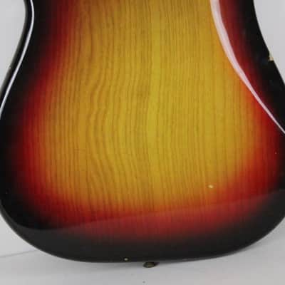 1978 Fender Precision Bass BODY Sunburst ASH Super CLEAN USA 4-Bolt Lightweight 5.2 lbs PBass 1970's Vintage image 6