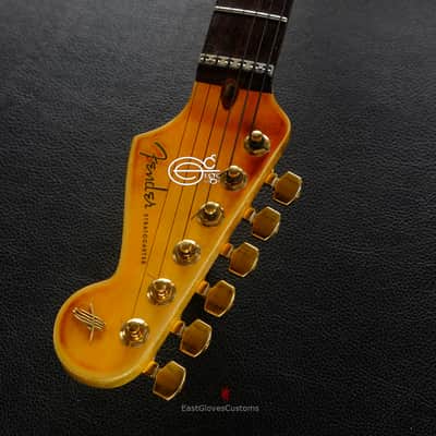 Fender American FSR Deluxe Stratocaster 24k Pure Gold Leaf ‘69 Custom Shop Abigail Ybarra pups Relic image 20