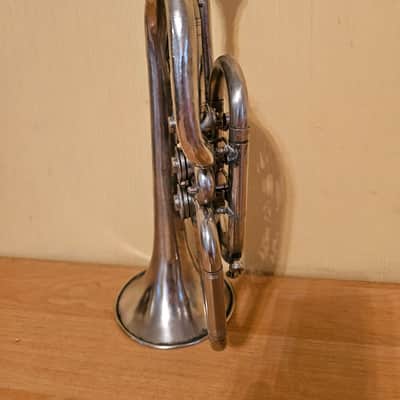 Soviet Trumpet Cornet USSR Leningrad Musical Wind Instrument Horn Vintage and Rare image 4