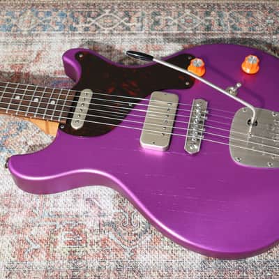 Deimel Guitar Works Doublestar RawTone Set-Neck - 2024 - Open Pore, Matt Purple Candy Metallic. NEW, (Authorized Dealer) image 7