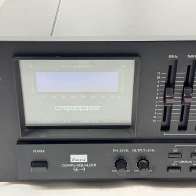 Sansui SE-9 Stereo Graphic Compu-Equalizer Black image 2