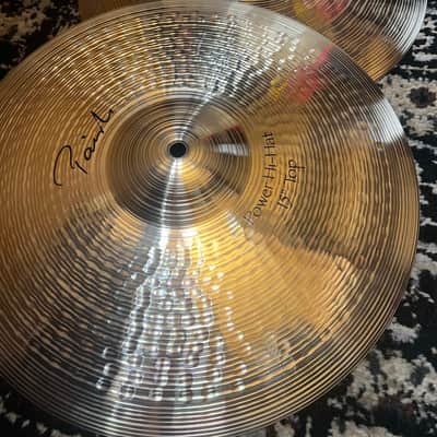 Paiste 15" Signature Power Hi-Hat Cymbals (Pair) - Traditional image 2