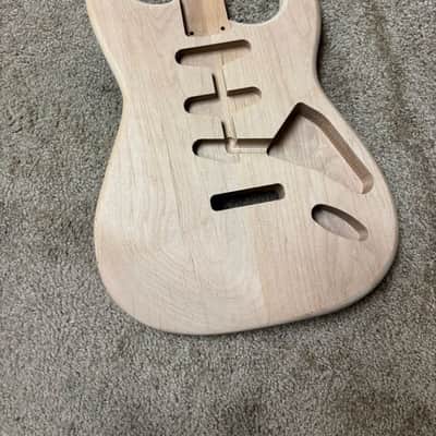 Raw Guitar Body Alder Body Stratocaster Style image 1