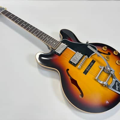 Gibson ES-335 Reissue 1959 Custom Shop 2023 Vintage Sunburst VOS image 7