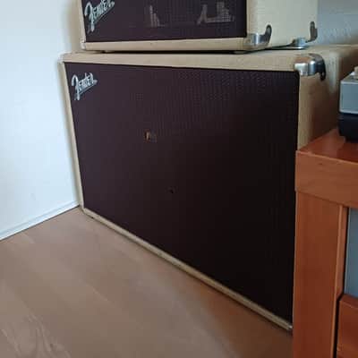 Fender Bassman 2-Channel 50-Watt Guitar Amp Head 1964 - 1967 - Black Panel image 2
