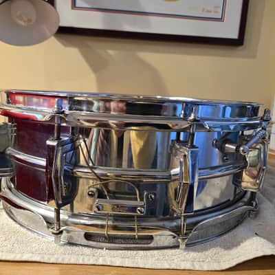 Ludwig No. 400 Supraphonic 5x14" 10-Lug Aluminum Snare Drum with Keystone Badge 1963 - 1969 - Chrome image 5