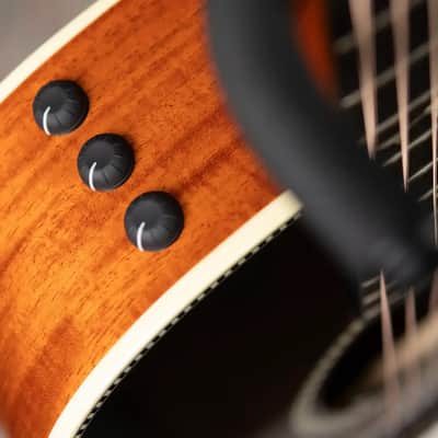 Taylor Custom Shop 2024 Grand Concert 12-Fret Acoustic/Electric - Black Top Mahogany/Mahogany with Hardshell Case image 14