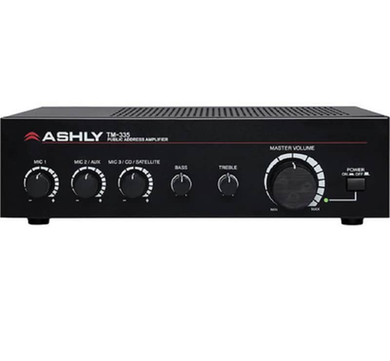 Ashly TM-335 3-Channel Public Address Mixer/Amplifier 35W image 1