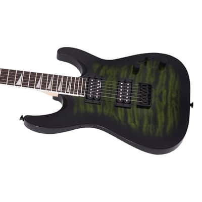 Jackson JS Series Dinky Arch Top JS32Q DKA HT, Transparent Green Burst (B-Stock) image 8