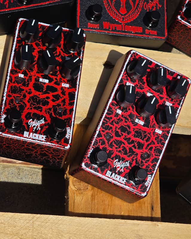 Goliath FX BlackIce Bass Overdrive 2026 - Black & Red image 1