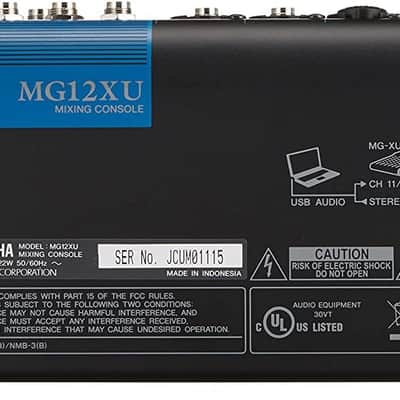 Yamaha MG12XU 12-Input 4-Bus Mixer with Effects image 2