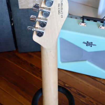 ‘15 Squier Affinity Telecaster Left-Handed with String-Through Bridge Butterscotch Blonde image 4