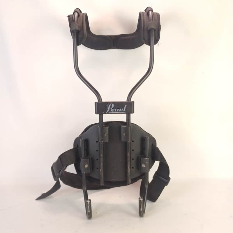 *Pearl Harness Carrier+2-Hooks+Straps Black Marching Snare/Tom Drum Parade Mount image 1