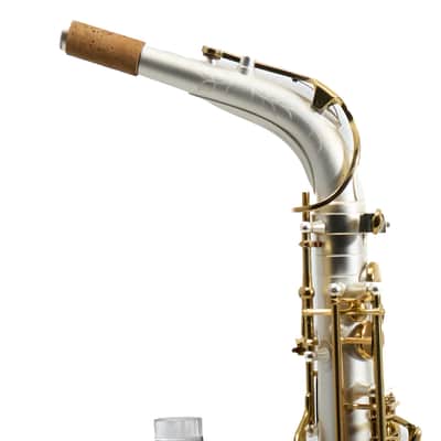 Antigua Winds Model AS4248SQ 'Powerbell' Alto Saxophone in Satin Silver image 3