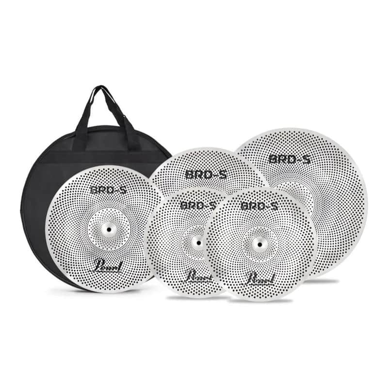 Pearl Metal Alloy Low Volume 4pc Cymbal Set 14/16/18/20 image 1