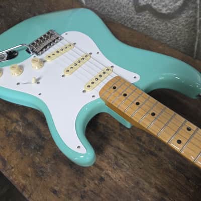 Fender Vintera '50s Stratocaster with Maple Fretboard 2019 - 2023 - Seafoam Green image 6