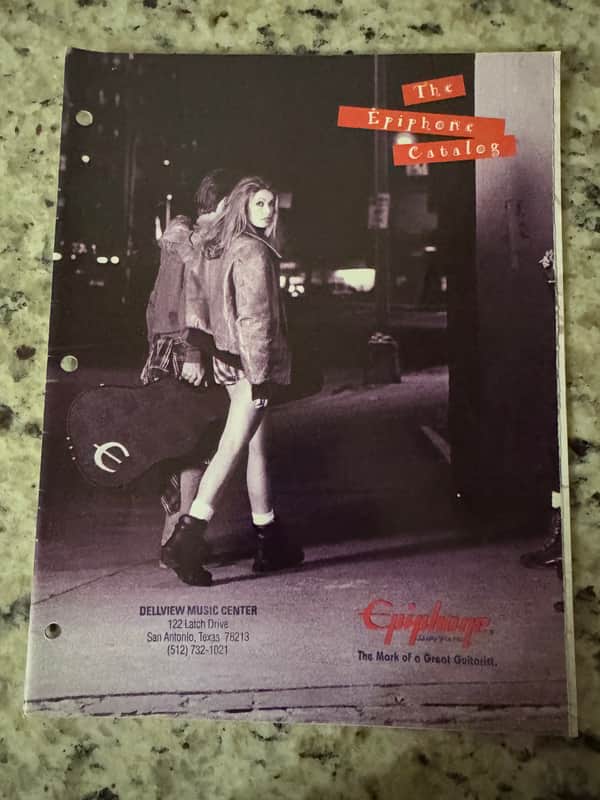 Epiphone Catalog 1995 les Paul flying V Ixplorer SG standard classic goldtop custom nighthawk Pro 1 2 Firebird special image 1