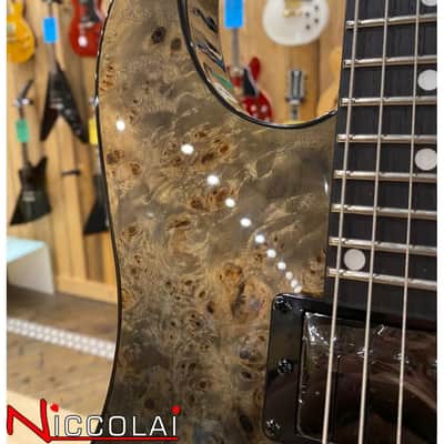 Schecter C-1 STANDARD BLACK FADE BURST BURL image 8