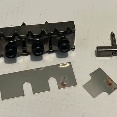 2010's MIM Charvel Pro Mod San Dimas Guitar Cosmo Black BR3 Locking Nut & Retainer Bar image 2