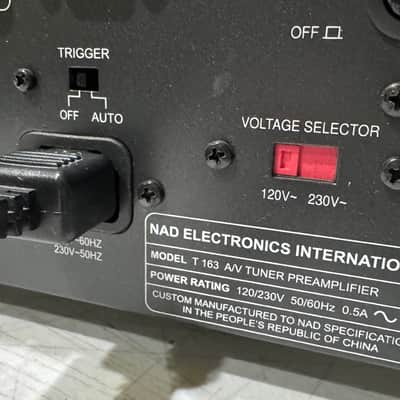 NAD T-163 AV Tuner Preamplifier with NAD HRT 2 With Remote. TESTED - Clean - image 8