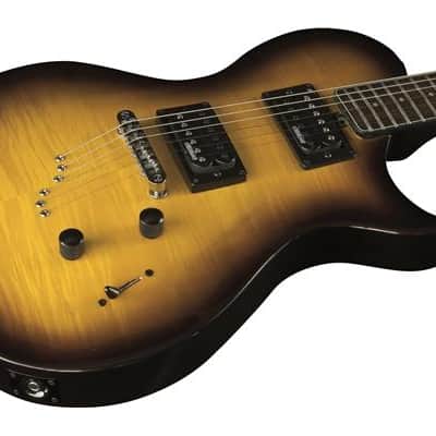 Eko AQUA Standard Electric Guitar - Honey Burst image 2