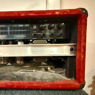 Mesa Boogie Nomad One-Hundred 3-Channel 100w Guitar Amp Head - Factory Red Suede Tolex image 8