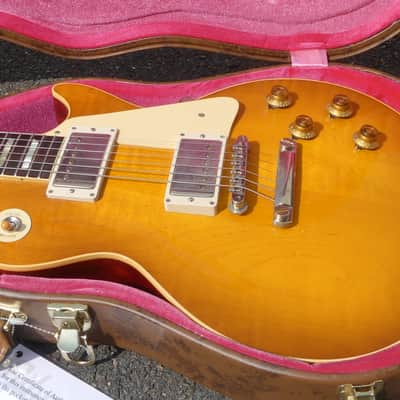 Gibson Les Paul Lemon Burst Custom Shop '58' 2023 - Rare 3,75 kg image 5