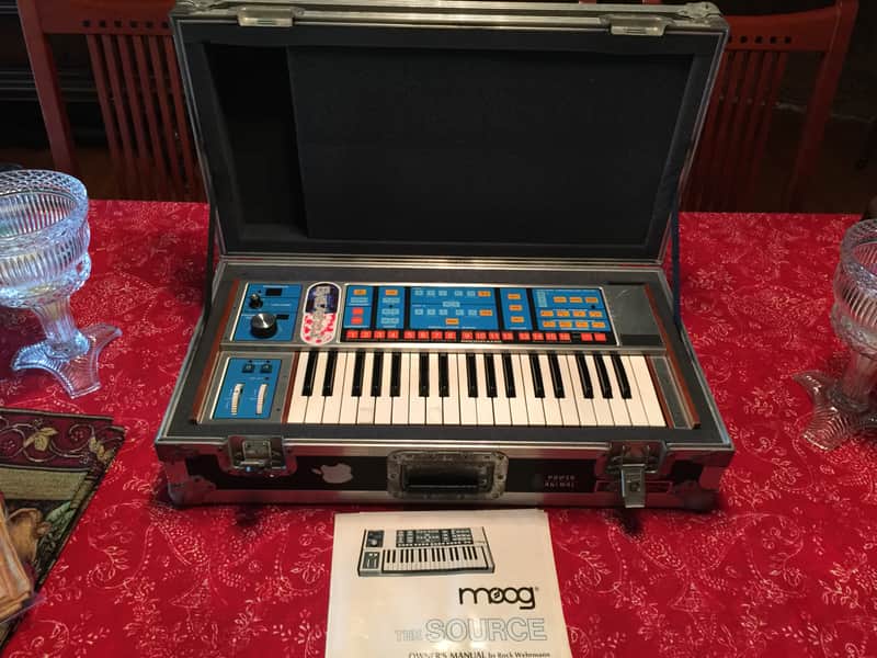 Moog Source Model 341A w/ anvil flight case and original manual. image 1