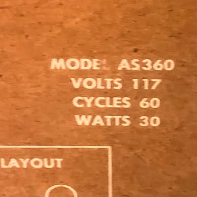 Telectro AS-360 1963 2-Watt 2x4" Tube Amp image 5